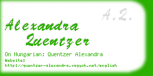 alexandra quentzer business card